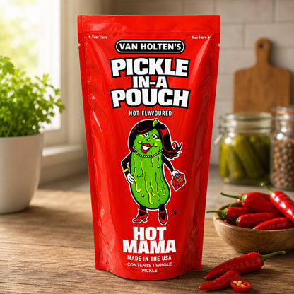 Van Holtens Hot Mama Pickle-In-A-Pouch 306g EU