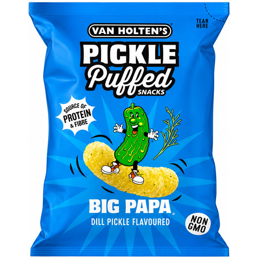 Van Holtens Pickle Puffed Snacks Big Papa 50g