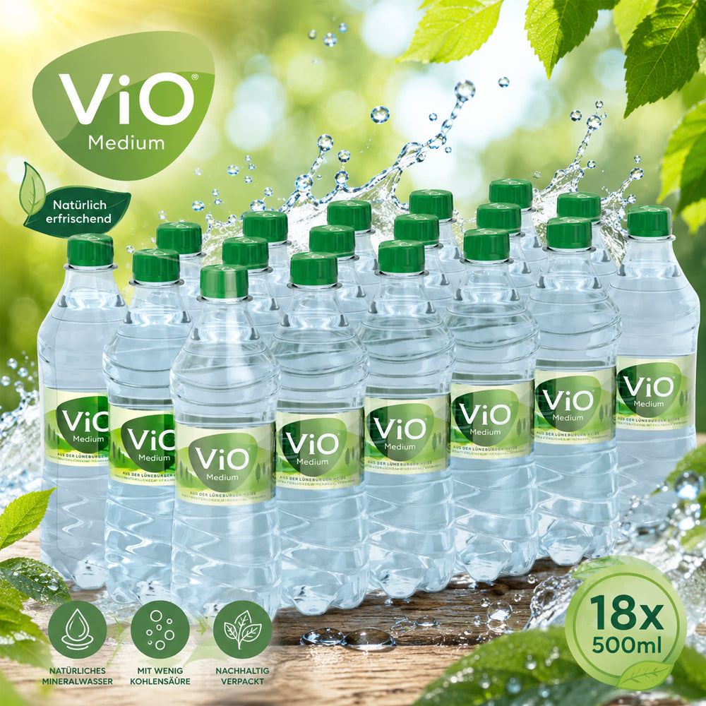 Vio Wasser Medium 18 x 500ml Vorratspack