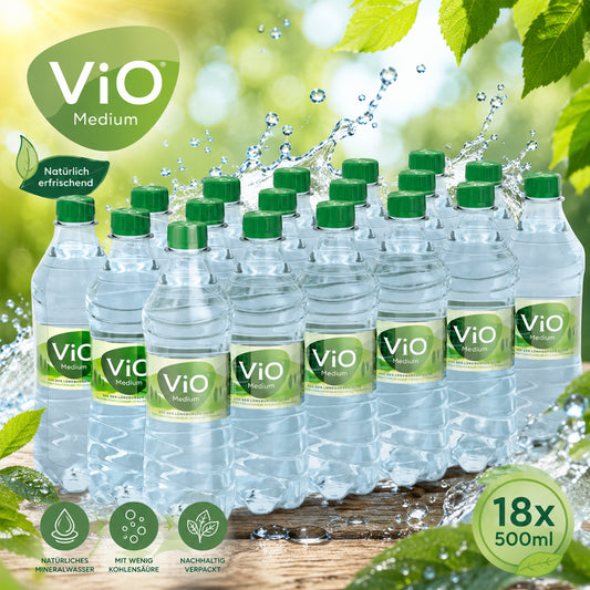 Vio Wasser Medium 18 x 500ml Vorratspack