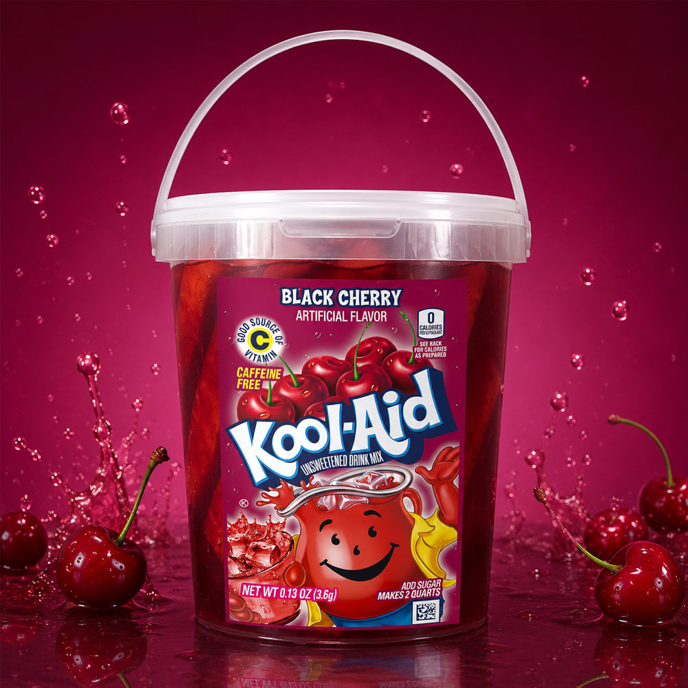 Viral Kool Aid Black Cherry Pineapple Slices in Coconut Water 1,3 kg