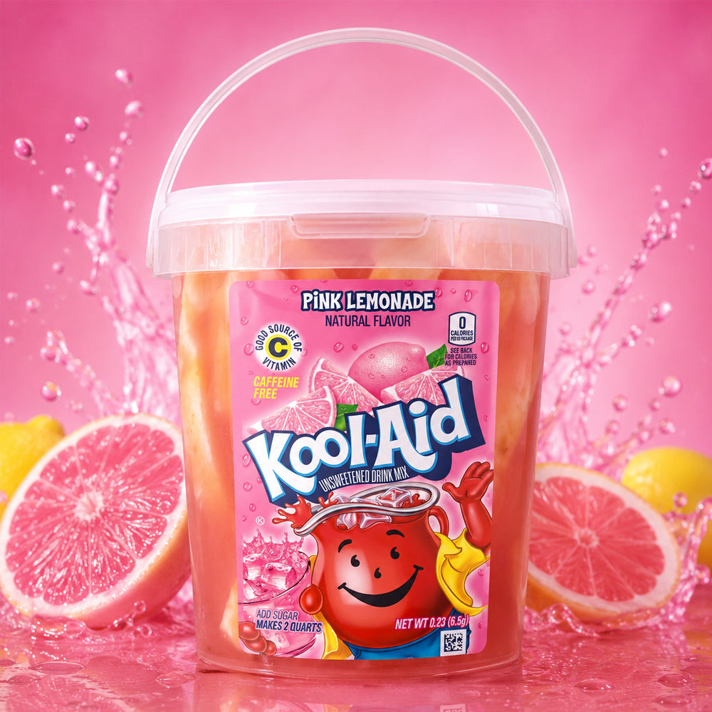Viral Kool Aid Pink Lemonade Pineapple Slices in Coconut Water 1,3 kg