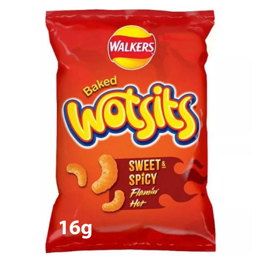 Walkers Wotsits Sweet & Spicy Flammin Hot 16g