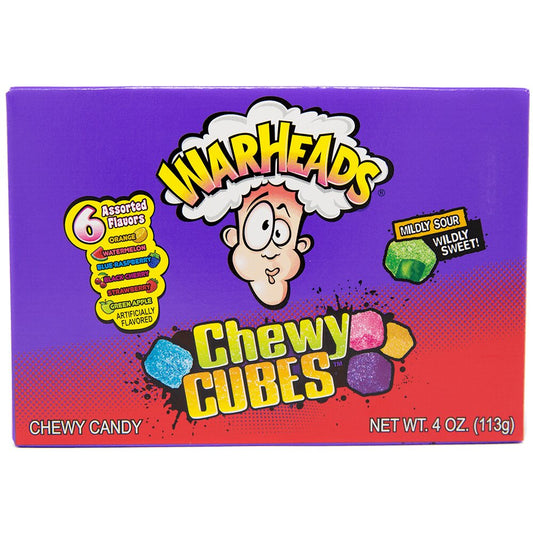 Warheads Chewy Cubes 113g (MHD 16.11.2024)