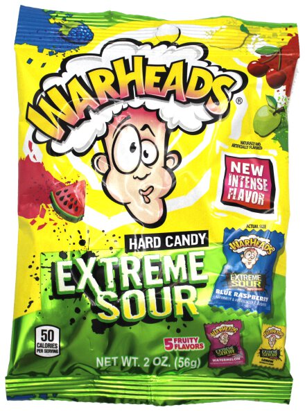 Warheads Extreme Sour Hard Candy 56g