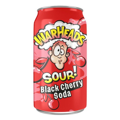 Warheads Sour Black Cherry Soda 355ml