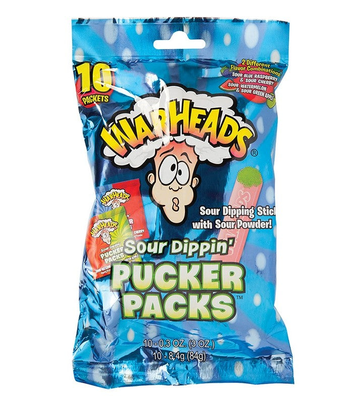 Warheads Sour Dippin' Pucker Packs 84g