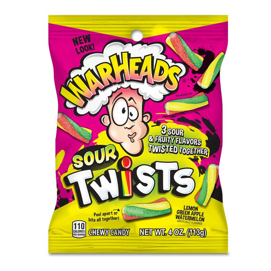 Warheads Sour Twists 113g