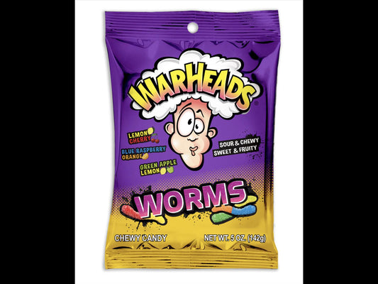 Warheads Sour Worms 142g
