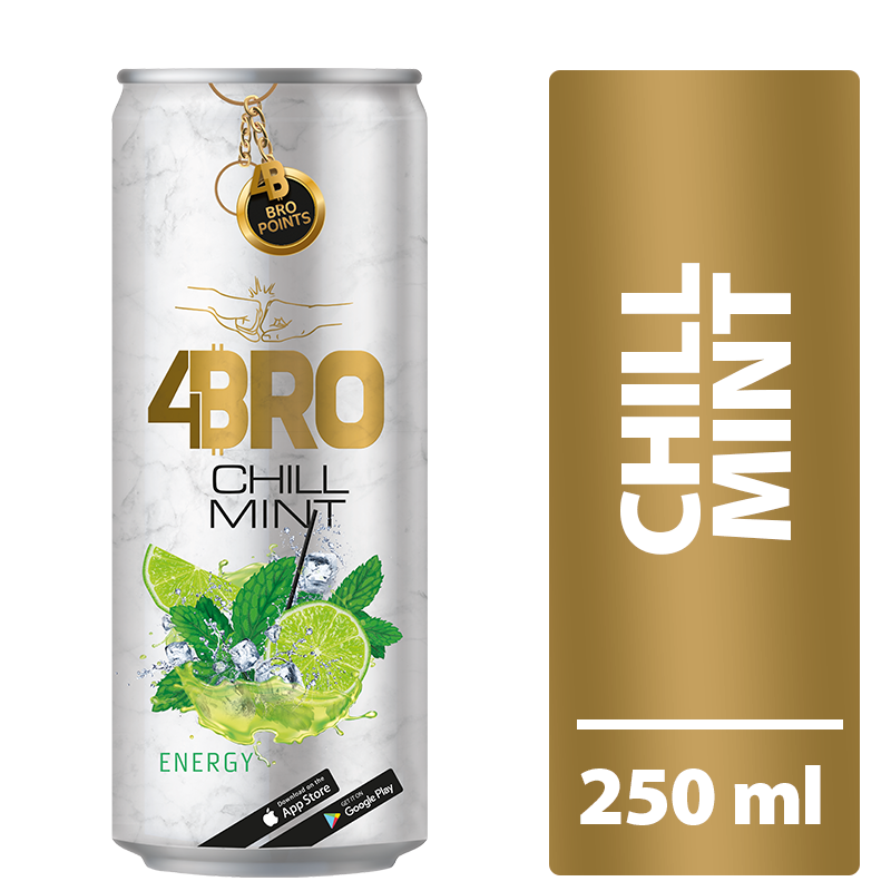 4BRO - Energy Chill Mint 250ml