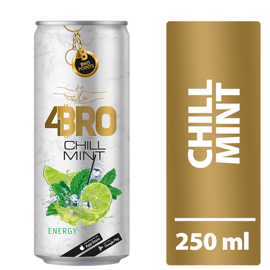 4BRO - Energy Chill Mint 250ml