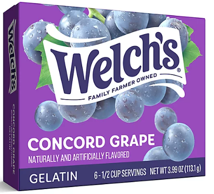 Welch’s Gelatin Concord Grape 113,1g
