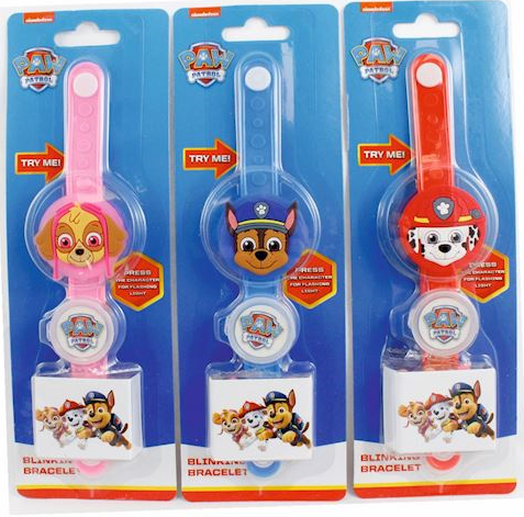 Paw Patrol Blinking Armband mit Süßigkeiten 10g