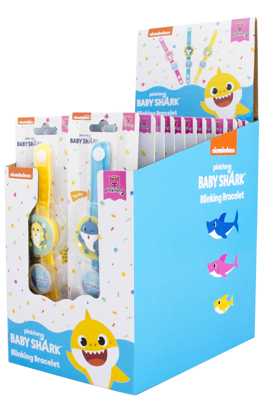 Baby Shark Blinking Armband mit Süßigkeiten 10g