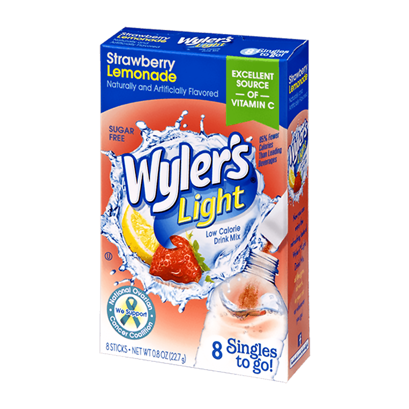 Wyler's Light Singles To Go Strawberry Lemonade 8-Pack 22.7g