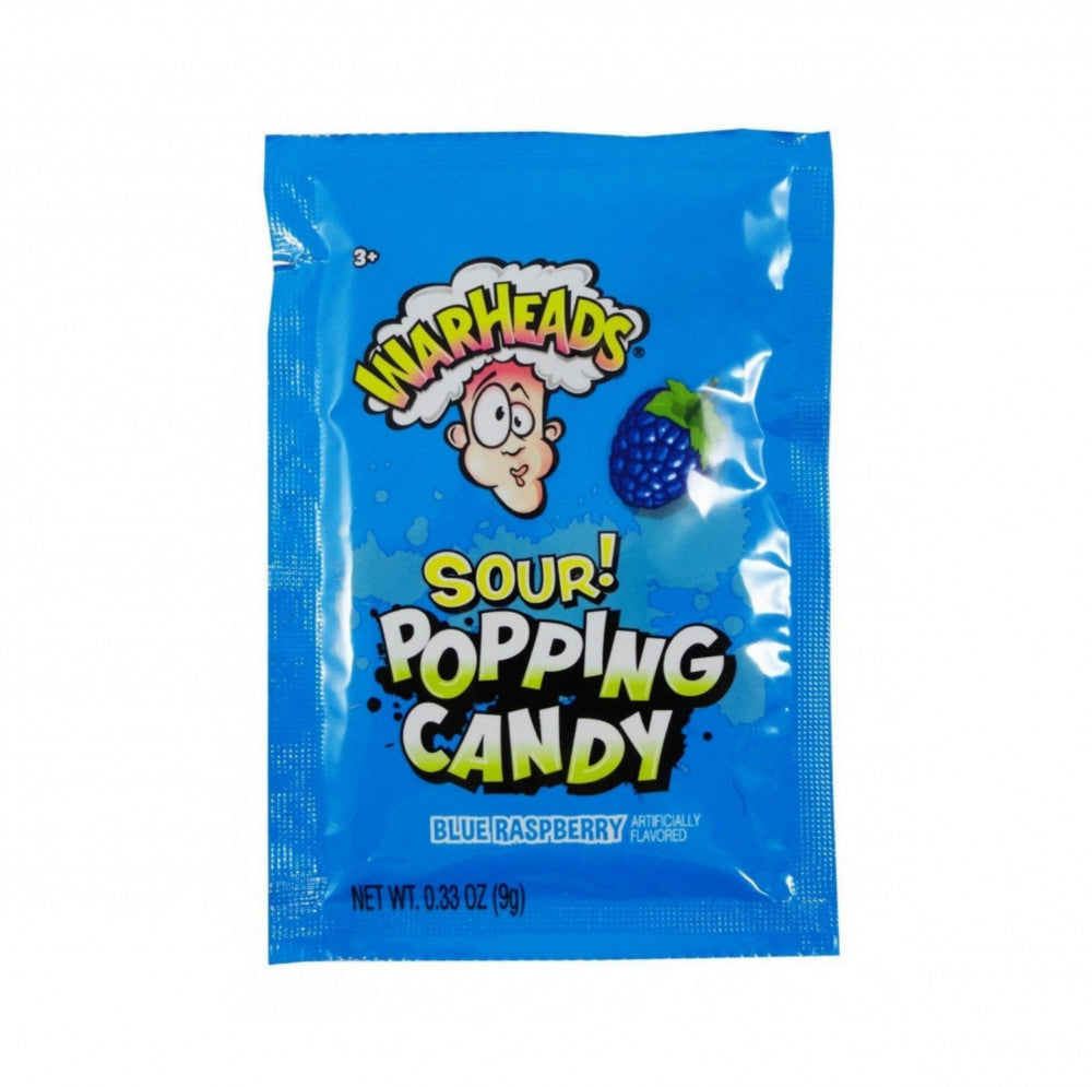 Warheads Sour Popping Candy Blue Raspberry 9g