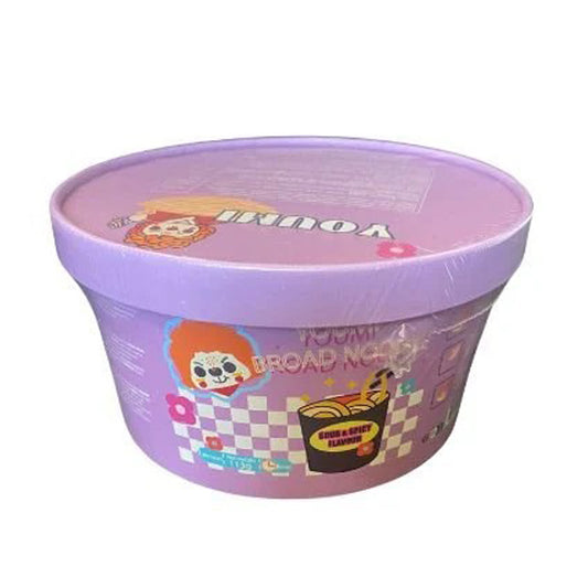 YOUMI Instant Broad Noodle Sour and Spicy 113g (MHD 25.02.2025)