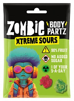 Zombie Body Parts Xtreme Sours 35g