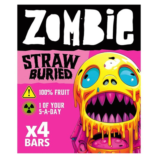 Zombie Fruit Leatherz 4 bars Straw Buried (4x25g) 100g